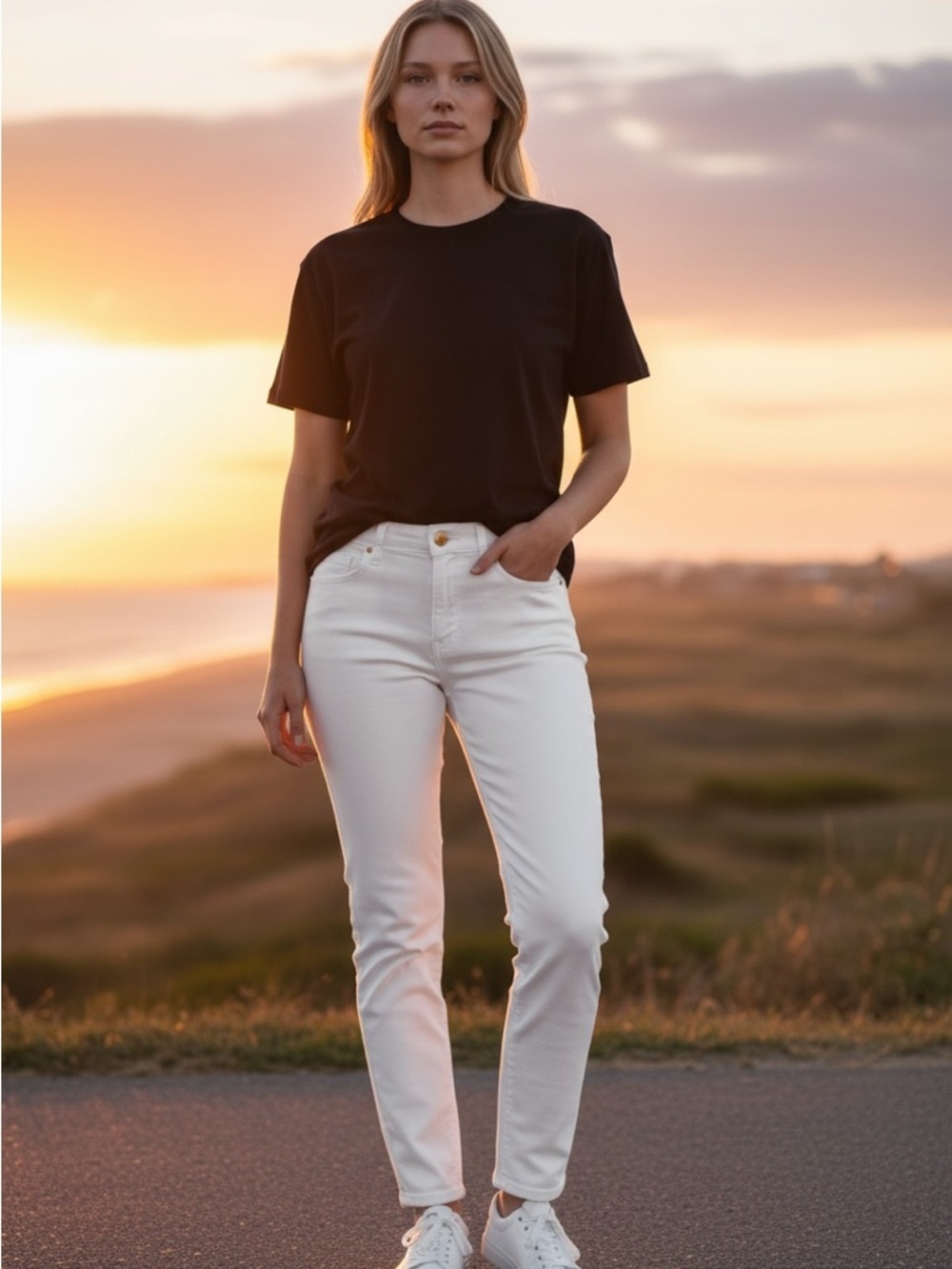 Guess White Skinny Jeans - Picture 2 of 7